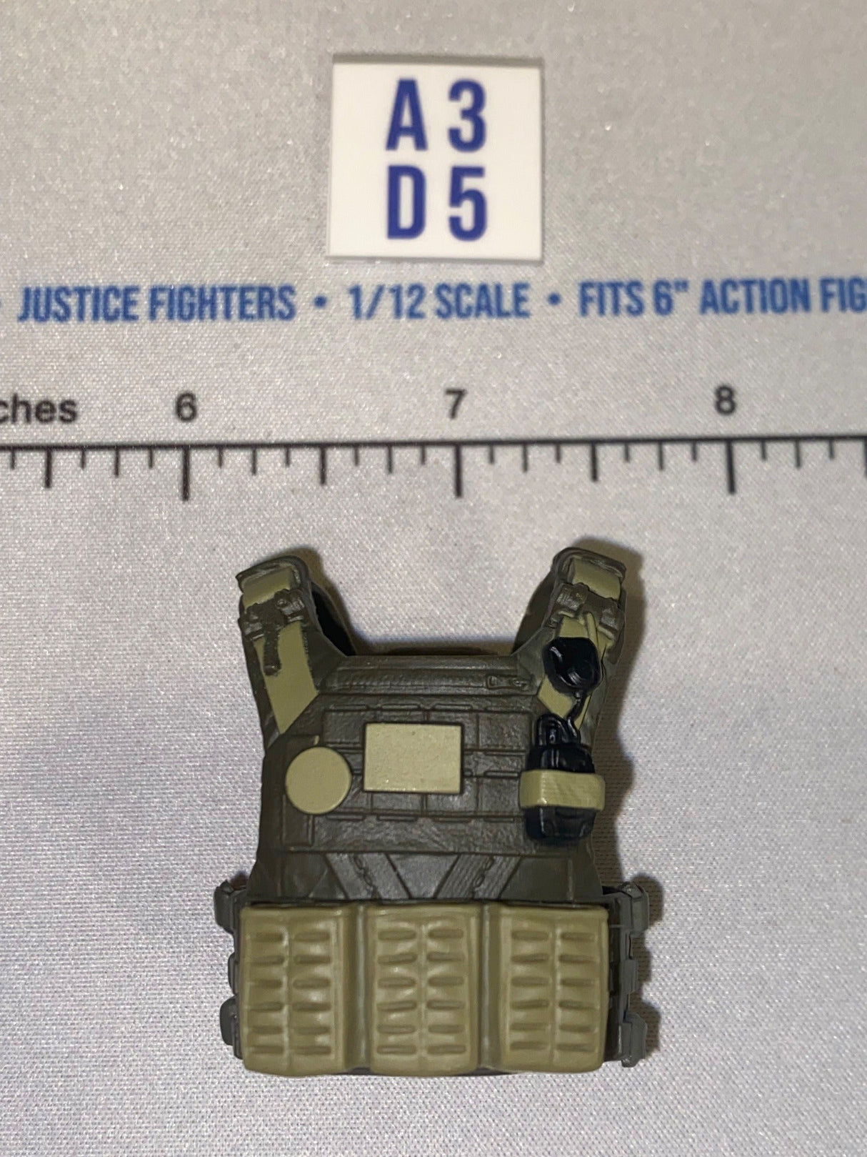 1/12 Scale Modern Era Olive Drab Tactical Body Armor Vest - Valaverse