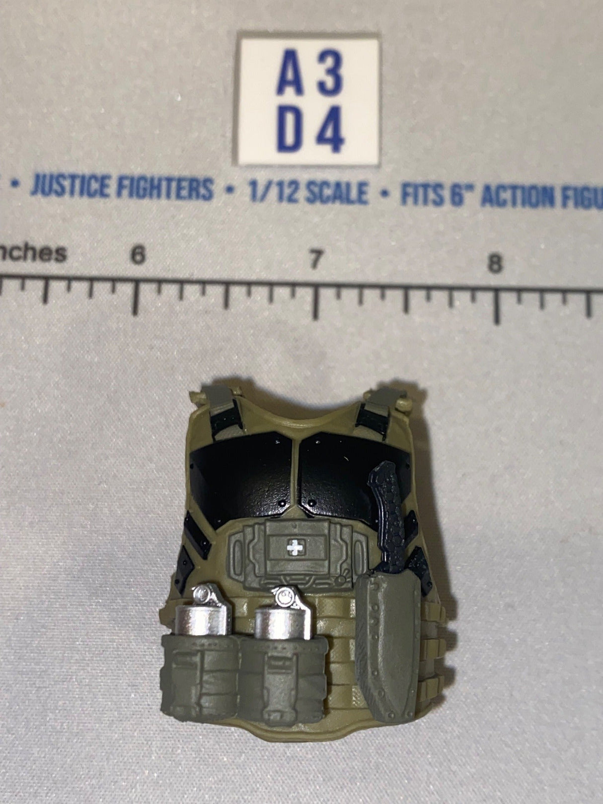1/12 Scale Modern Era Olive Drab Tactical Body Armor Vest - Valaverse