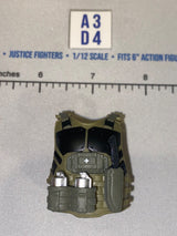 1/12 Scale Modern Era Olive Drab Tactical Body Armor Vest - Valaverse
