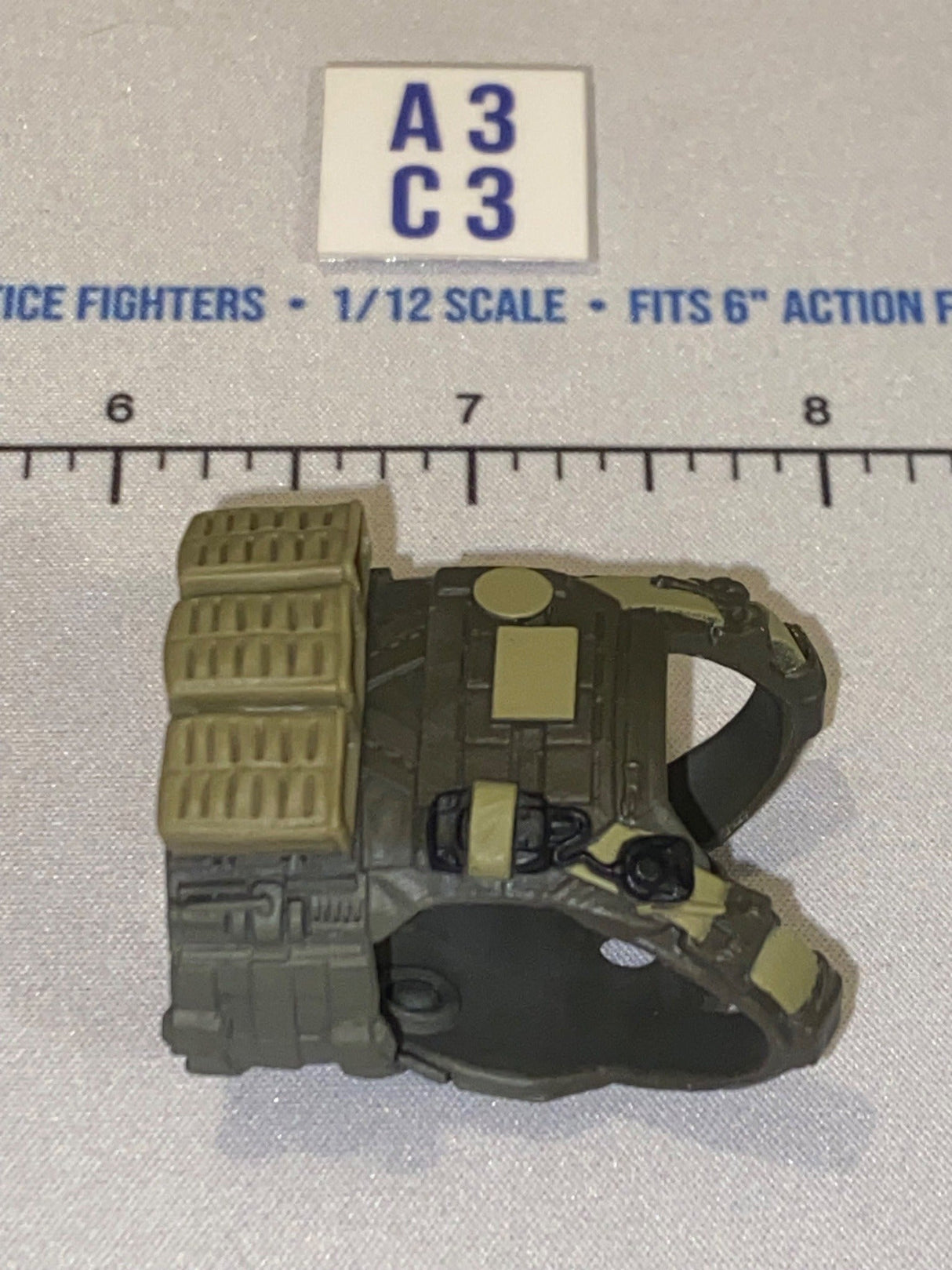 1/12 Scale Modern Era Olive Drab Tactical Body Armor Vest - Valaverse