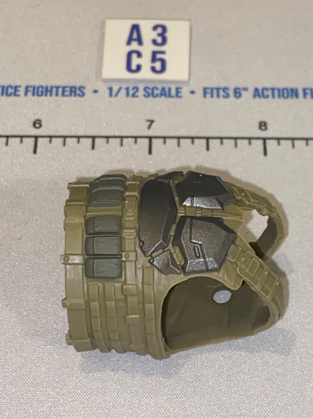 1/12 Scale Modern Era Tan Tactical Body Armor Vest - Valaverse