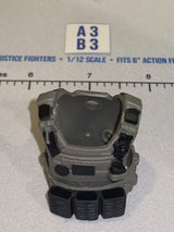 1/12 Scale Modern Era Tactical Body Armor Vest - Grey - Valaverse