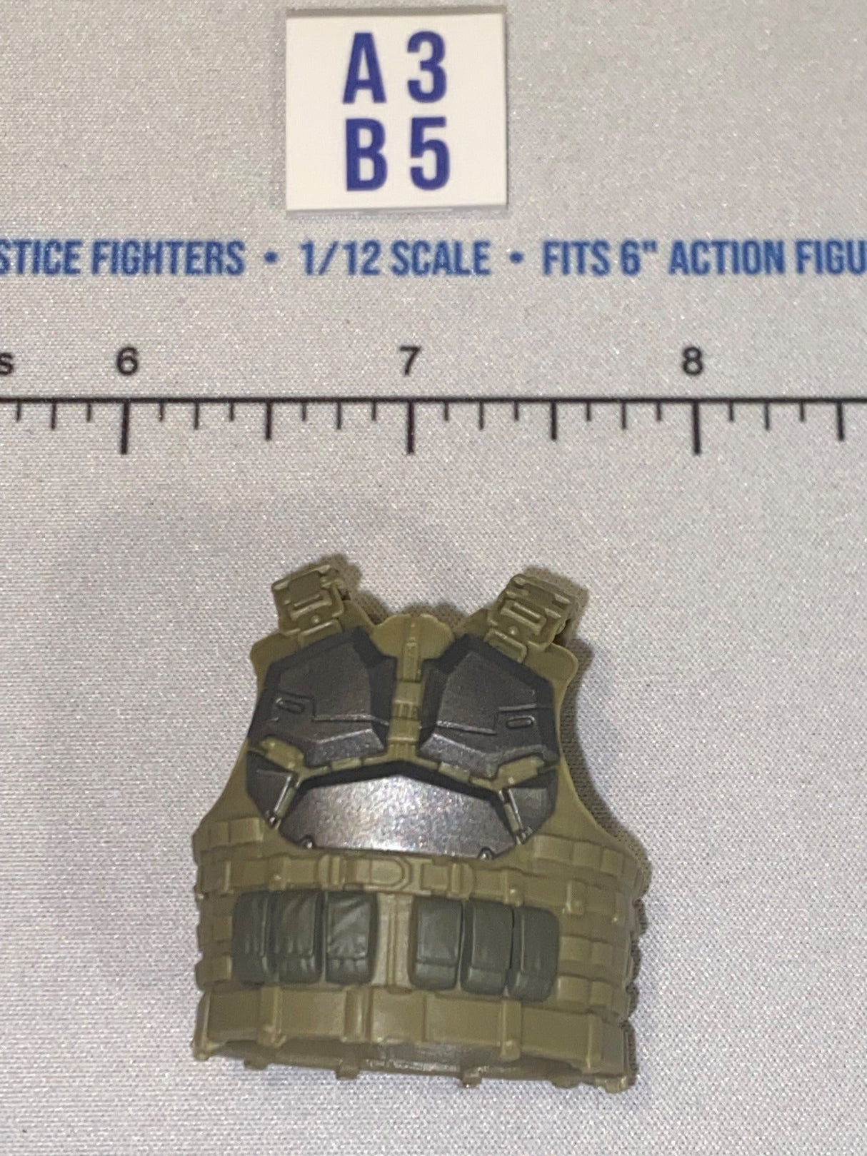 1/12 Scale Modern Era Green Tactical Body Armor Vest - Valaverse