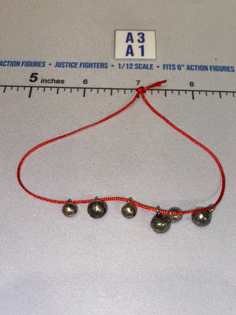 1/12 Scale Jingle Bell Necklace with Red Cord - Four Horsemen - Mythic Legions