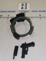1/12 Scale Modern Era Pistol and Gun Belt Set - Valaverse