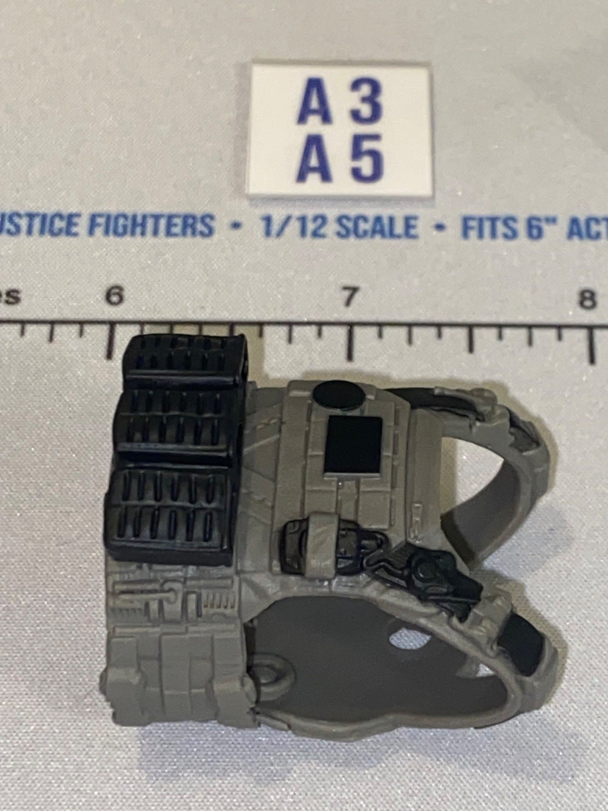 1/12 Scale Modern Era Tactical Body Armor Vest - Grey - Valaverse