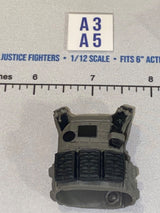 1/12 Scale Modern Era Tactical Body Armor Vest - Grey - Valaverse
