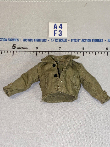 1/12 Scale WWII US M1941 Parsons Jacket - Olive Drab - DID Reiben BAR Gunner