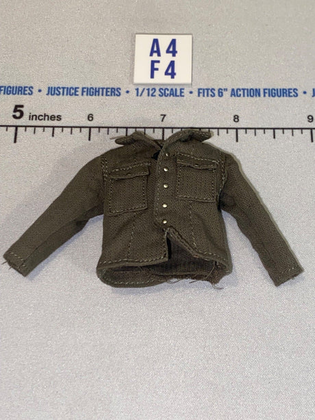 1/12 Scale WWII US Field Shirt - Olive Drab - DID Reiben BAR Gunner