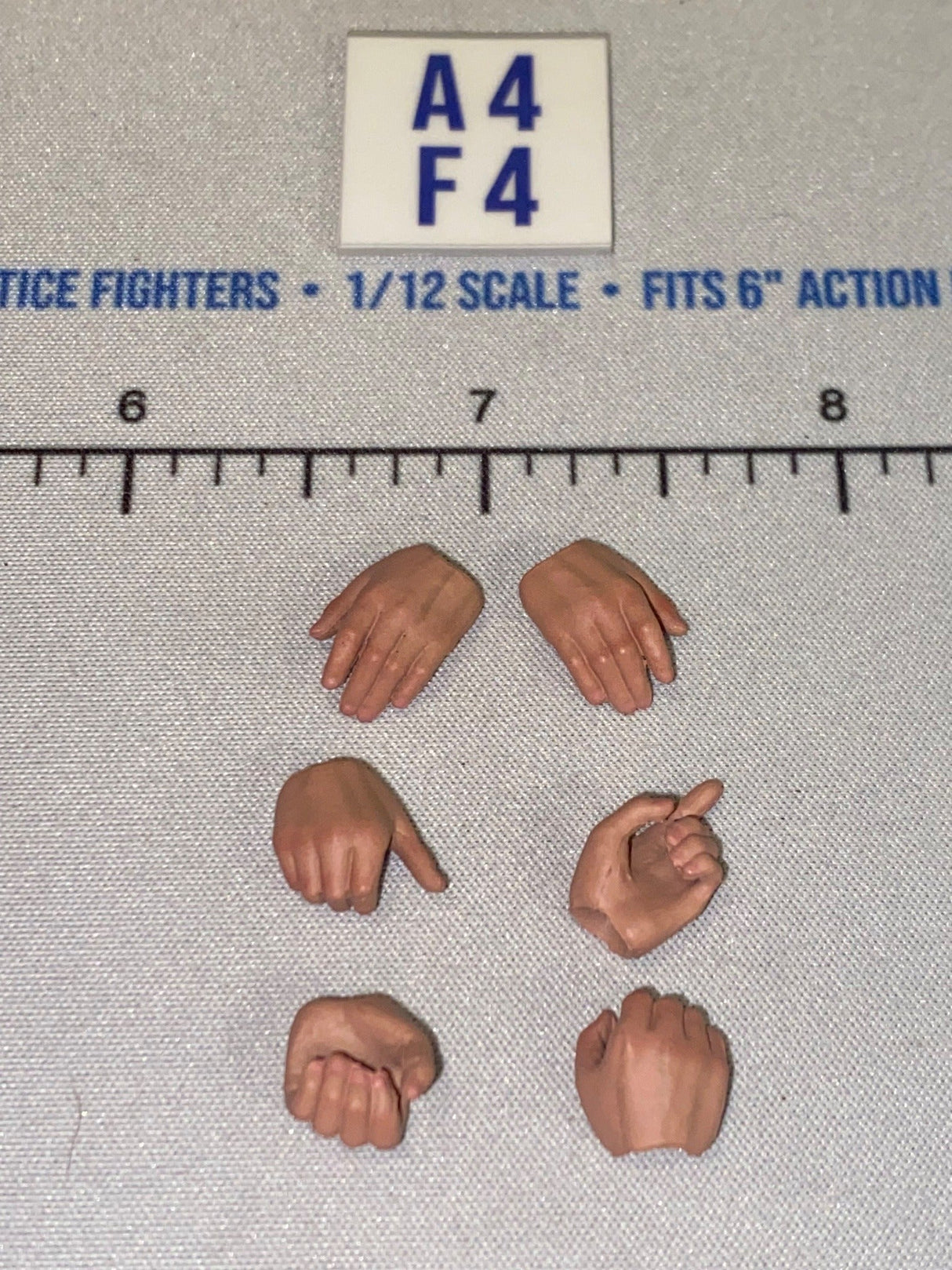 1/12 Scale Hand Set - Flesh Tone - Pointing Finger