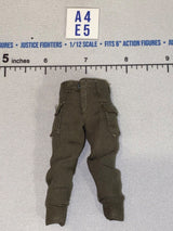 1/12 Scale WWII US Olive Drab HBT Pants - DID Rieben BAR Guner