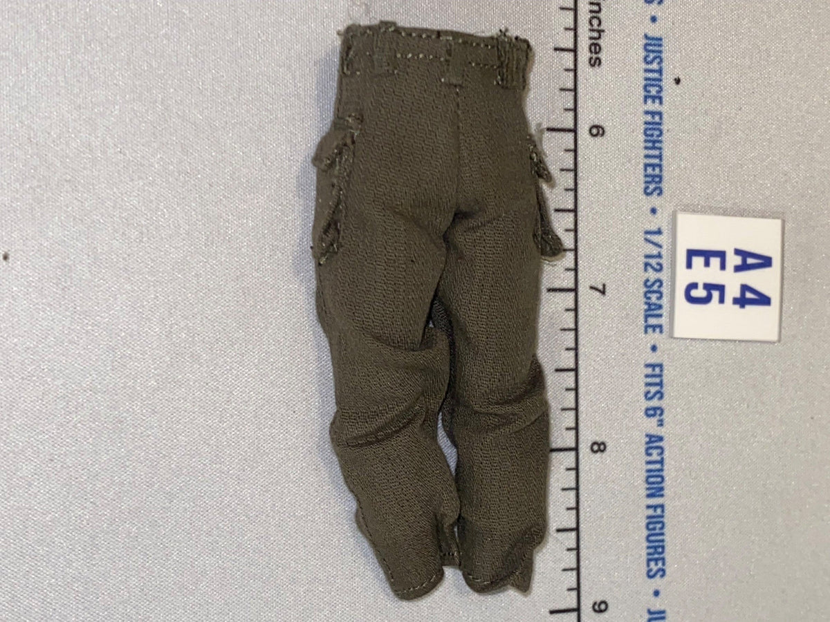 1/12 Scale WWII US Olive Drab HBT Pants - DID Reiben BAR Guner