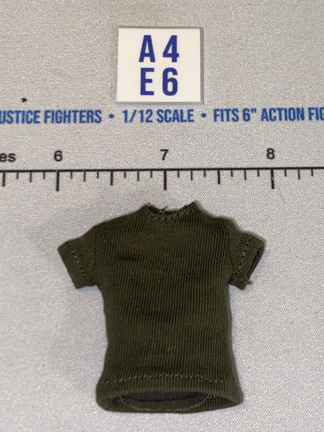 1/12 Scale WWII US Era US Olive Drab T-Shirt - DID Rieben BAR Guner