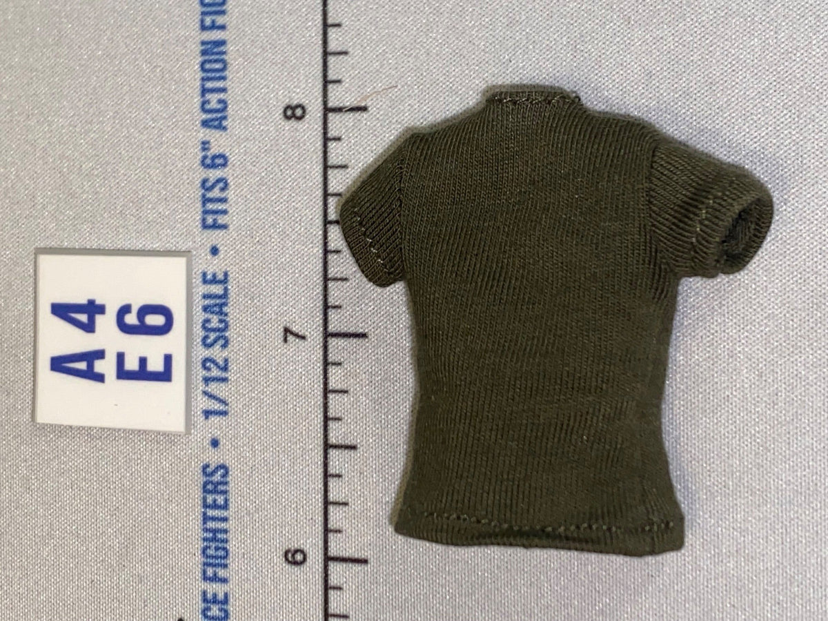 1/12 Scale WWII US Era US Olive Drab T-Shirt -DID Reiben BAR Guner
