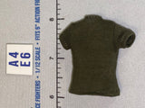 1/12 Scale WWII US Era US Olive Drab T-Shirt -DID Reiben BAR Guner