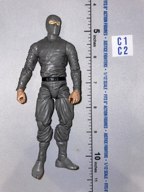 1/12 Scale Modern Era Gray Ninja Action Figure - Icon Heroes