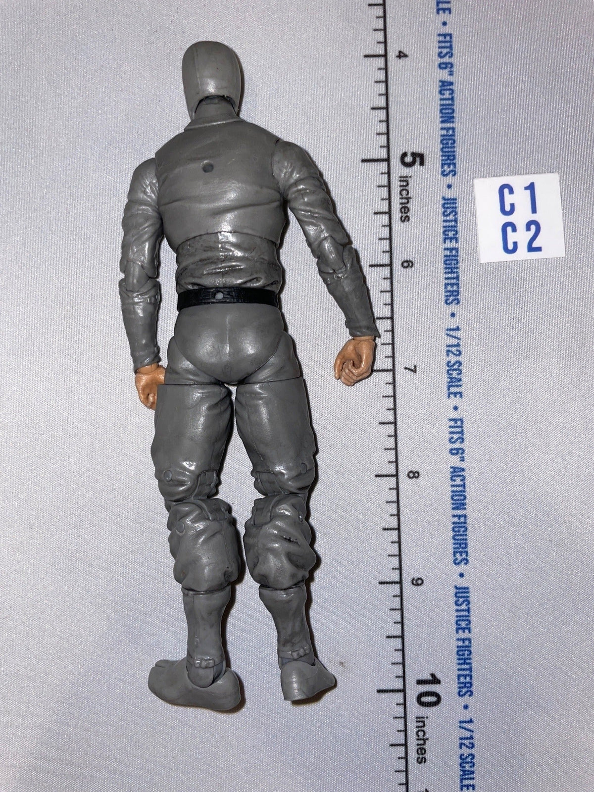 1/12 Scale Modern Era Gray Ninja Action Figure - Icon Heroes