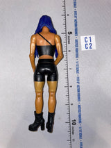 1/12 Scale Modern Era Female Action Figure with Blue Hair - Mattel WWE