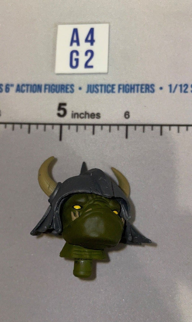 1/12 Scale Four Horsemen - Mythic Legions Fantasy Orc Warrior Hooded Head Sculpt with Horns