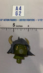 1/12 Scale Four Horsemen - Mythic Legions Fantasy Orc Warrior Hooded Head Sculpt with Horns
