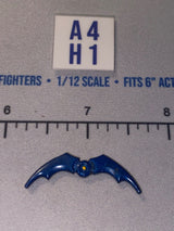 1/12 Scale Batman Batarang - DC Comics - Blue Metallic