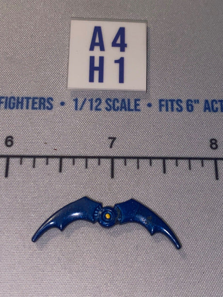 1/12 Scale Batman Batarang - DC Comics - Blue Metallic