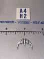 1/12 Scale Batman Batarang - DC Comics - Silver Metallic
