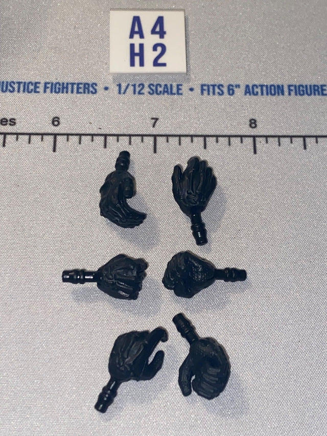 1/12 Scale Interchangeable Black Hands Set