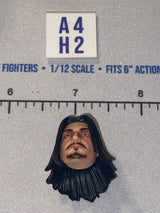 1/12 Scale Male Head Sculpt with Black Hair