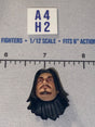 1/12 Scale Male Head Sculpt with Black Hair
