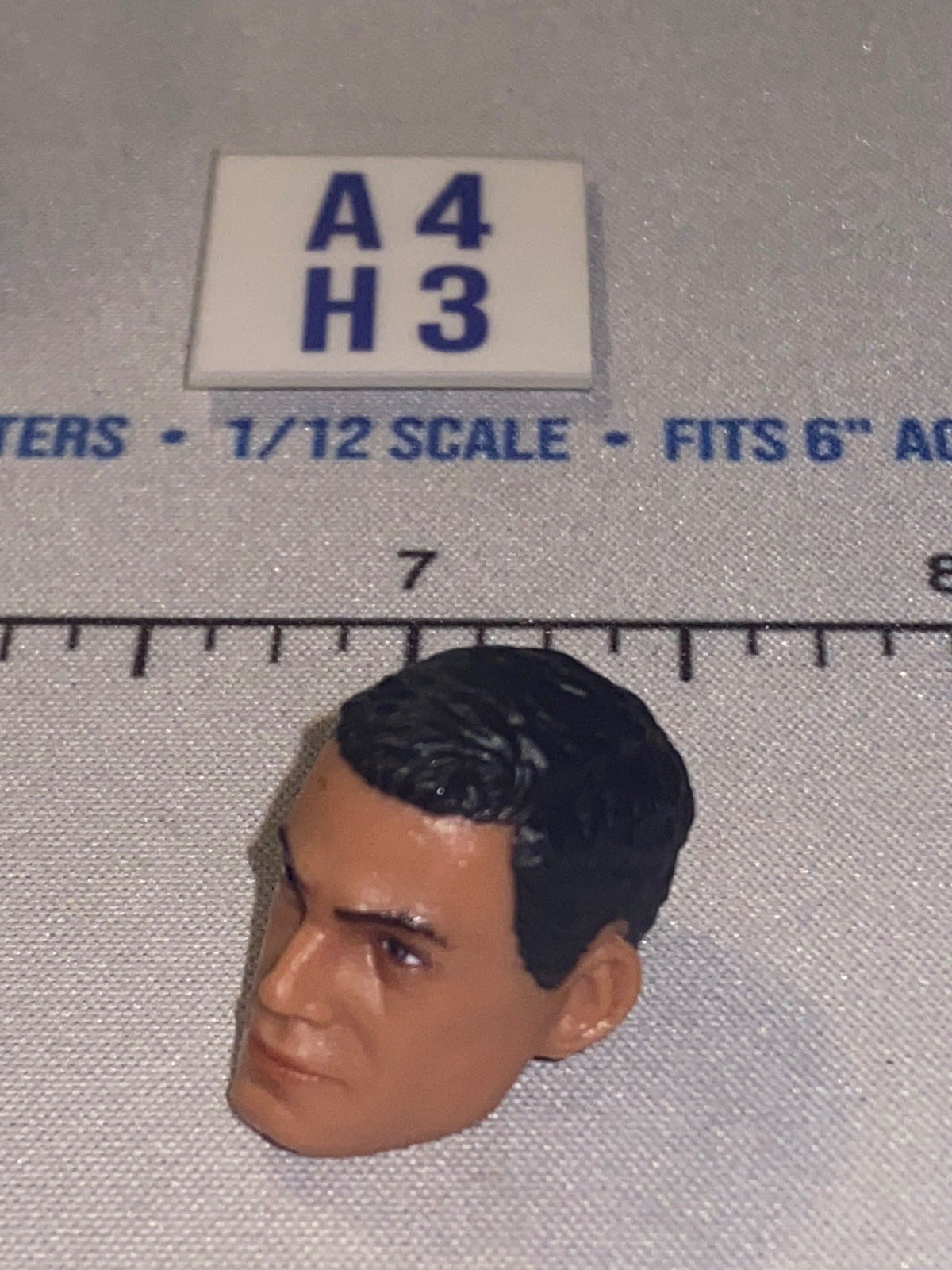 1/12 Scale Male Head Sculpt
