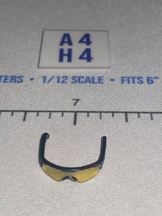 1/12 Scale Modern Era Tactical Sunglasses - Yellow Lens - Valaverse