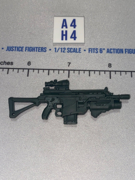 1/12 Scale GI Joe Classified Modern Era Assault Rifle with Optic / Grenade Launcher