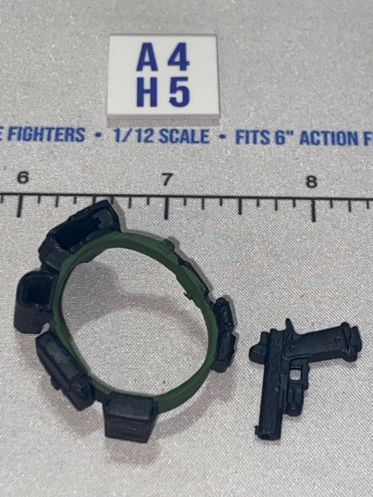 1/12 Scale Modern Era Pistol Belt and Holster - Valaverse