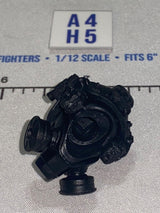 1/12 Scale Valaverse Modern Era Full Face Tactical Helmet with Gas Mask Head Sculpt