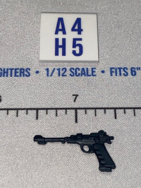 1/12 Scale Science Fiction Blaster Pistol - Matte Black - GI Joe Classified