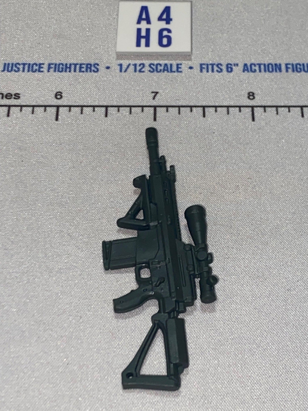1/12 Scale Modern Era Assault Rifle with Scope - GI Joe Classified - Black