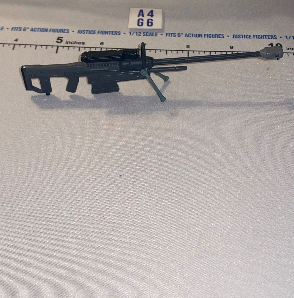1/12 Scale Modern Era Anti-Materiel Sniper Rifle with Bipod and Scope