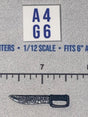 1/12 Scale Napoleonic Pirate Short Sword