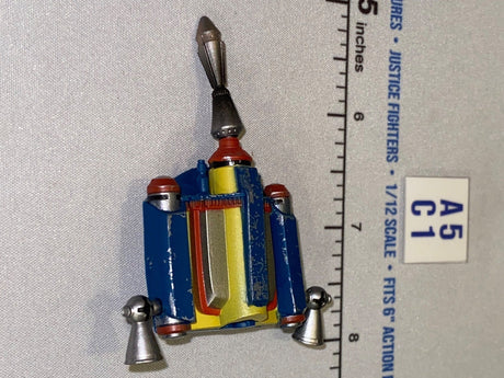 1/12 Scale Mandalorian Jet Pack - Star Wars Black Series - Blue - Yellow Panel