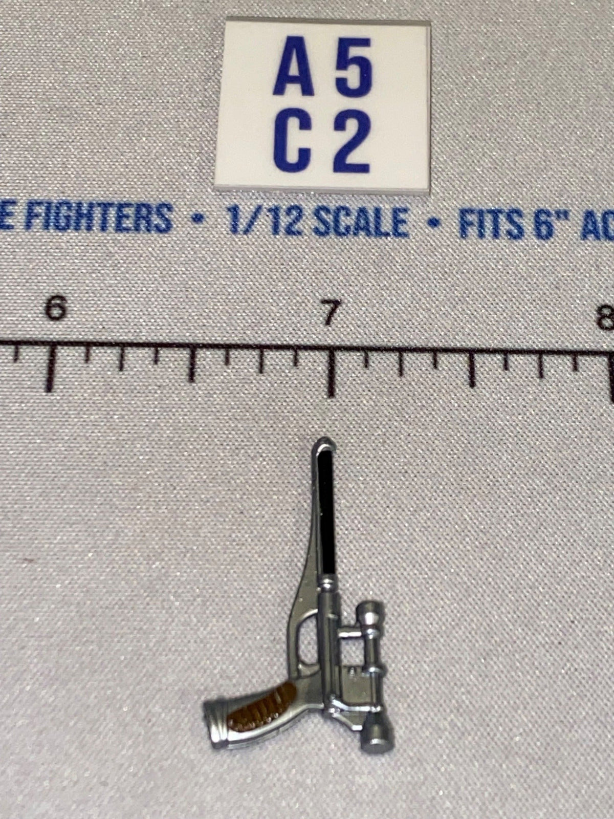 1/12 Scale Sci-Fi Blaster Pistol - Star Wars Black Series - Silver