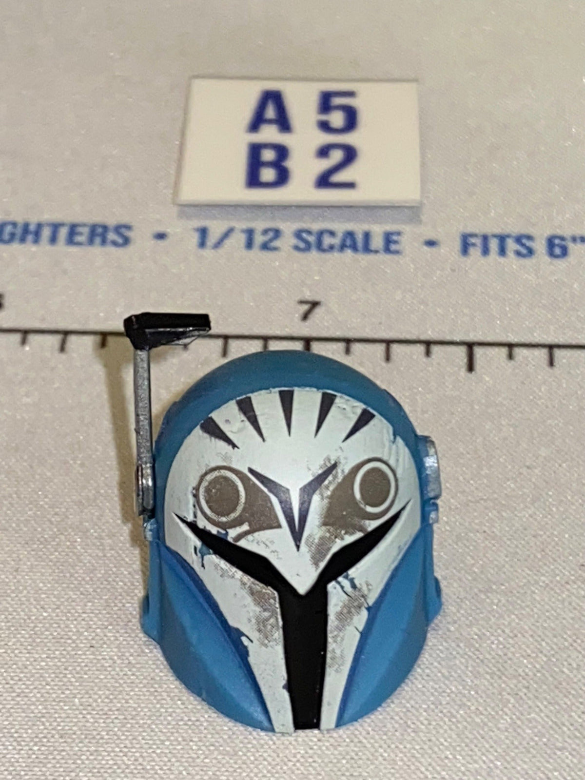 1/12 Scale Bo-Katan Kryze Mandalorian Helmet Head - Star Wars Black Series