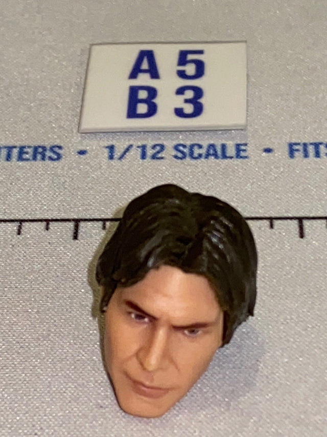 1/12 Scale Han Solo Head Sculpt - Star Wars Black Series