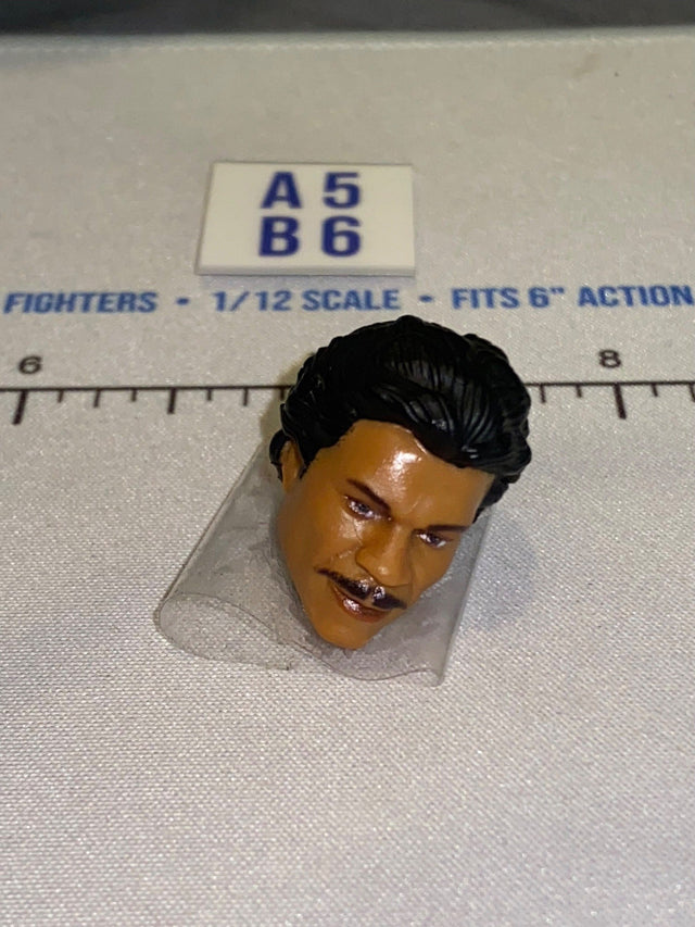 1/12 Scale Lando Calrissian Male Head Sculpt - Star Wars Black Series