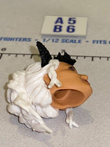 1/12 Scale Storm Female Head Sculpt with White and Black Hair - Marvel Legends