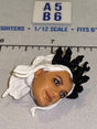 1/12 Scale Storm Female Head Sculpt with White and Black Hair - Marvel Legends