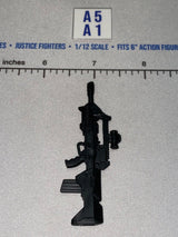 1/12 Scale GI Joe Classified Modern Assault Rifle with Red Dot Sight and Suppressor