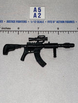 1/12 Scale Modern Era Tactical Assault Rifle with Scope and Foregrip - GI Joe Classified