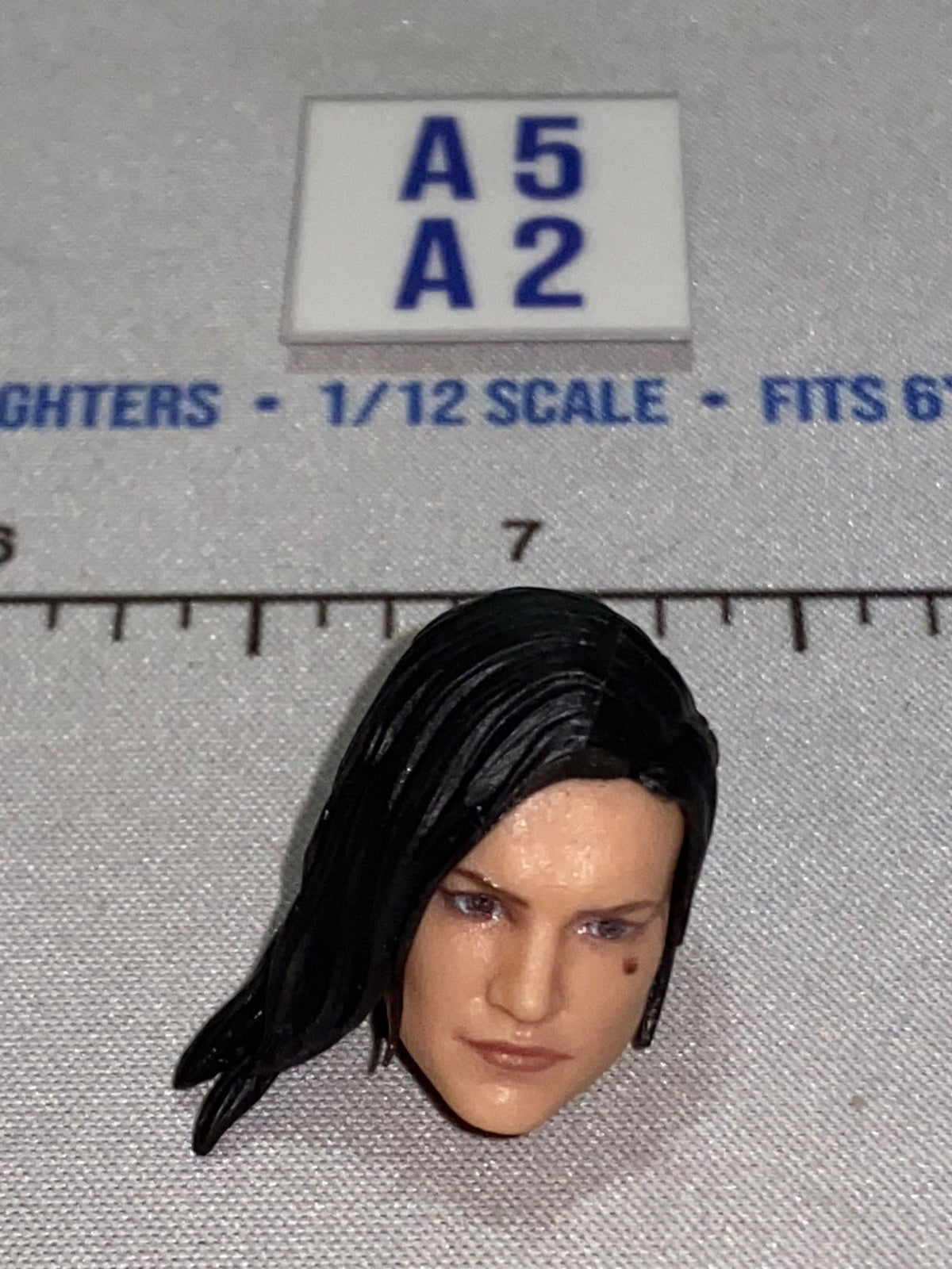 1/12 Scale Female Kara Dune Head Sculpt - Star Wars Black Series