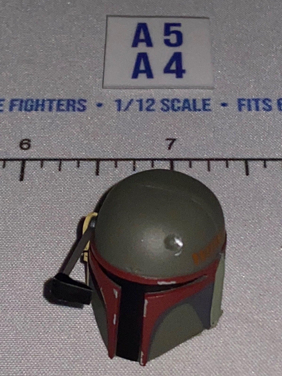 1/12 Scale Star Wars Boba Fett Helmet Head Sculpt - Star Wars Black Series